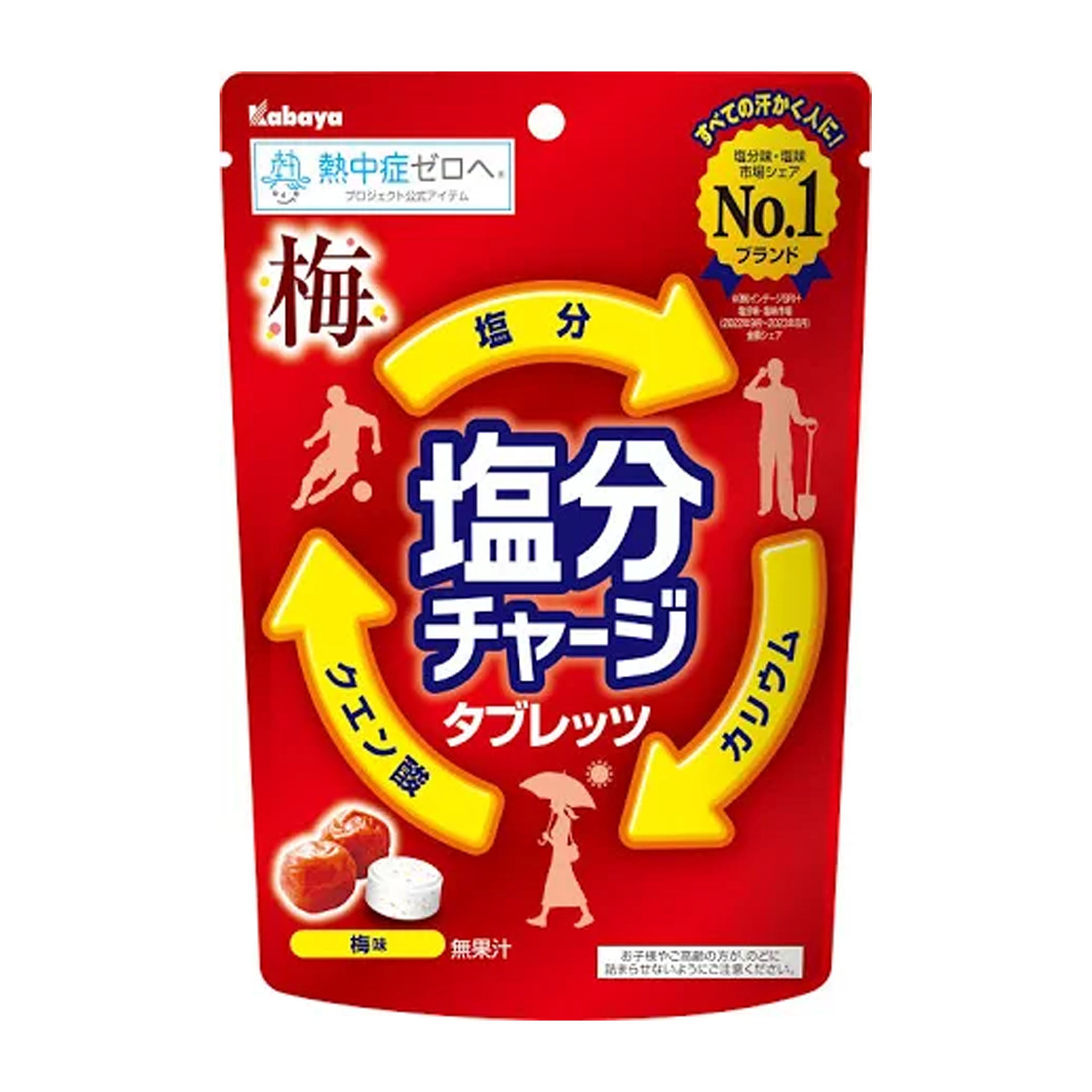 Kabaya Salt Supplement Tablets Plum